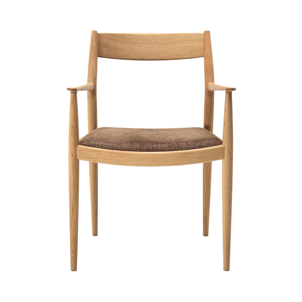 Kinuta Armchair N-DC01: Upholstered + Pure Oak