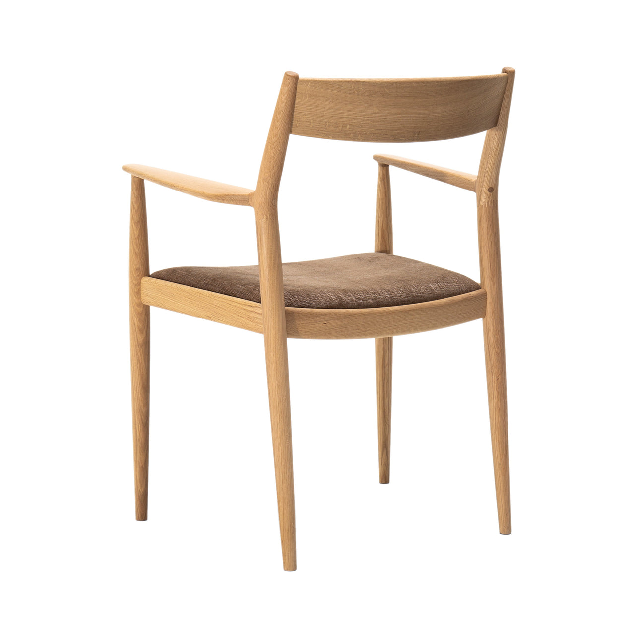 Kinuta Armchair N-DC01: Upholstered + Pure Oak