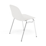 Fiber Side Chair: A-Base with Linking Device + Recycled Shell + Natural White