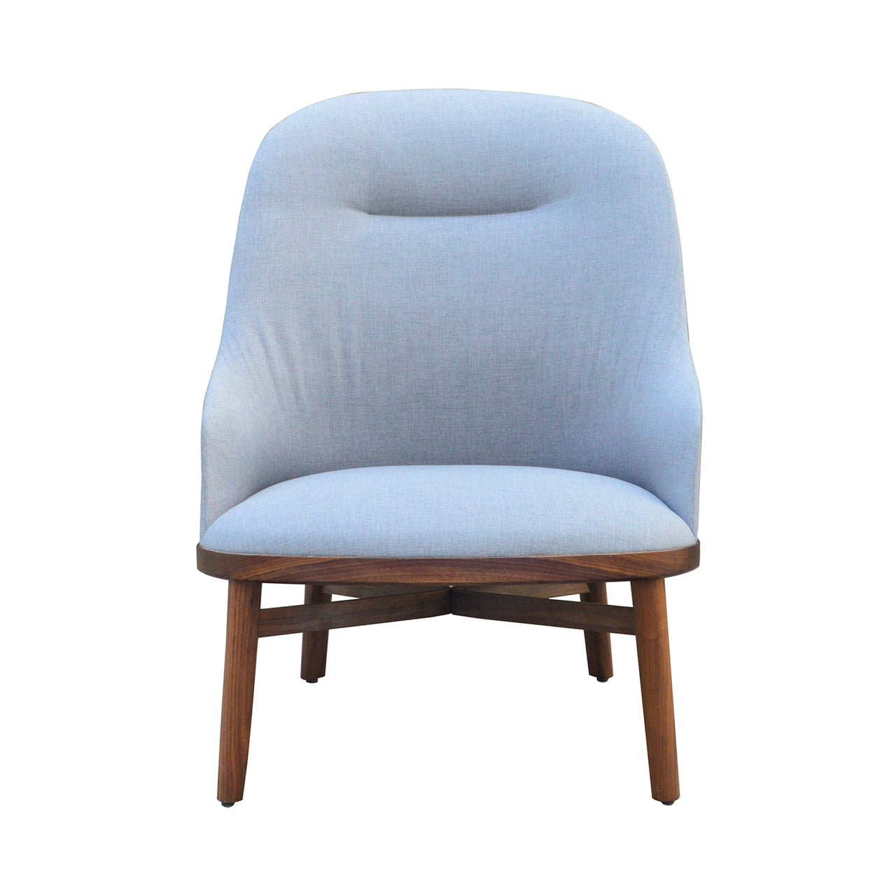 Bund Lounge Chair: Natural Walnut