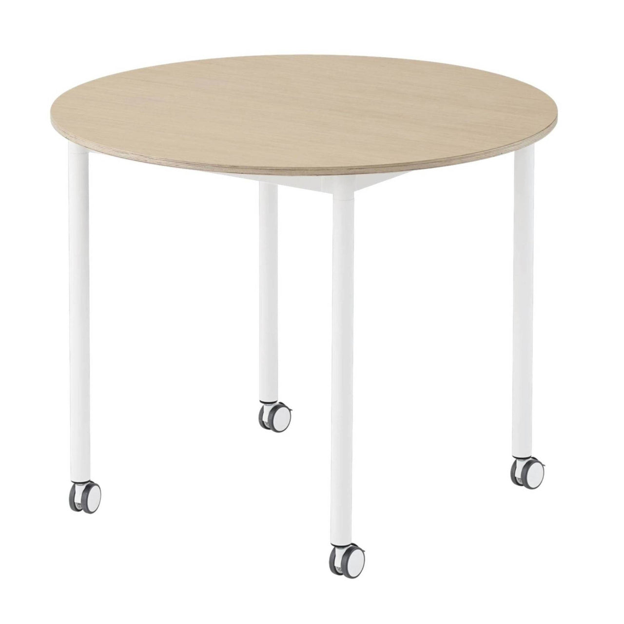 Base Table with Castors: Round + Large - 50.4