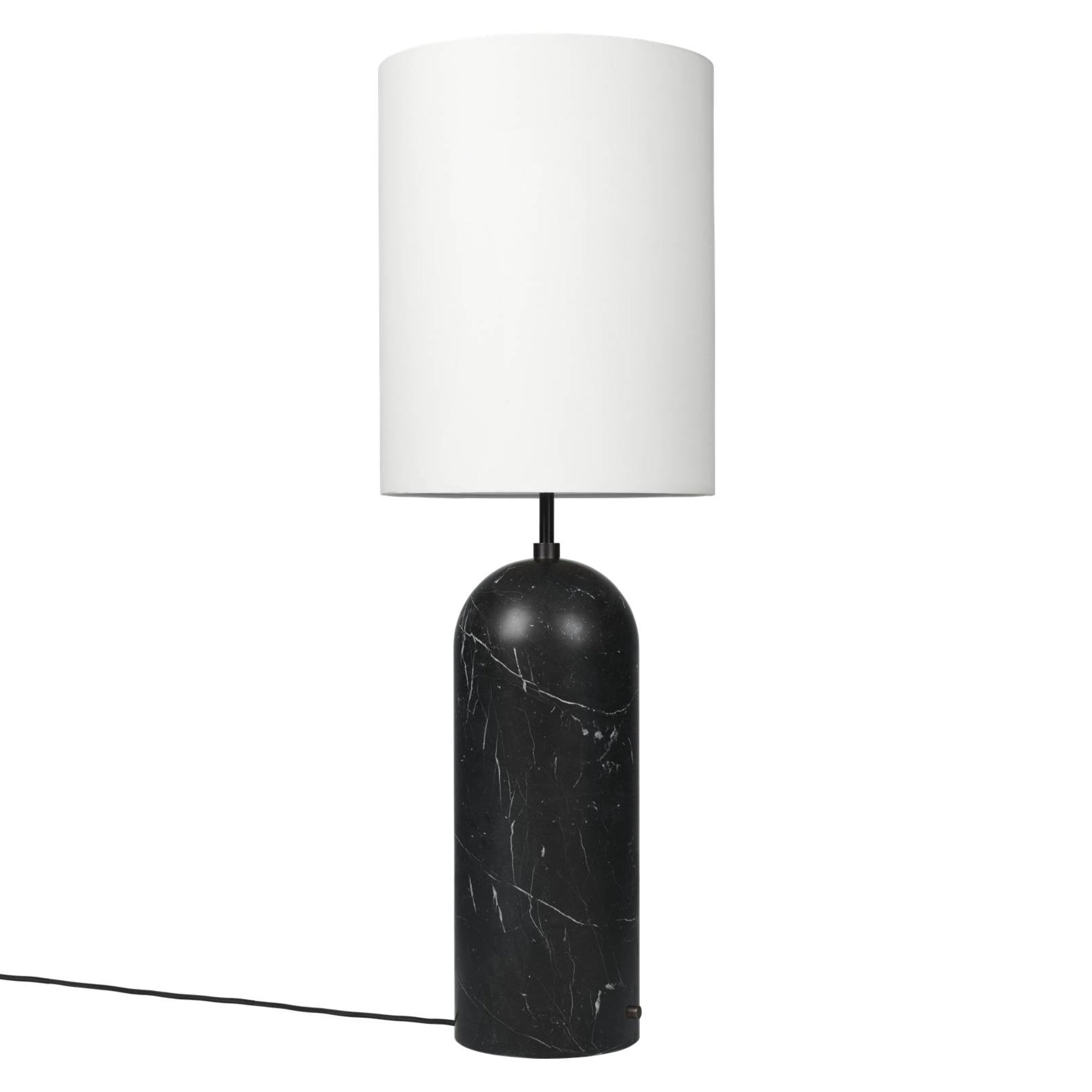 Gravity Floor Lamp XL: High + White + Black