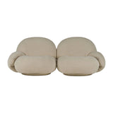 Pacha Sofa: 2 seater + Pearl Gold + With Armrest