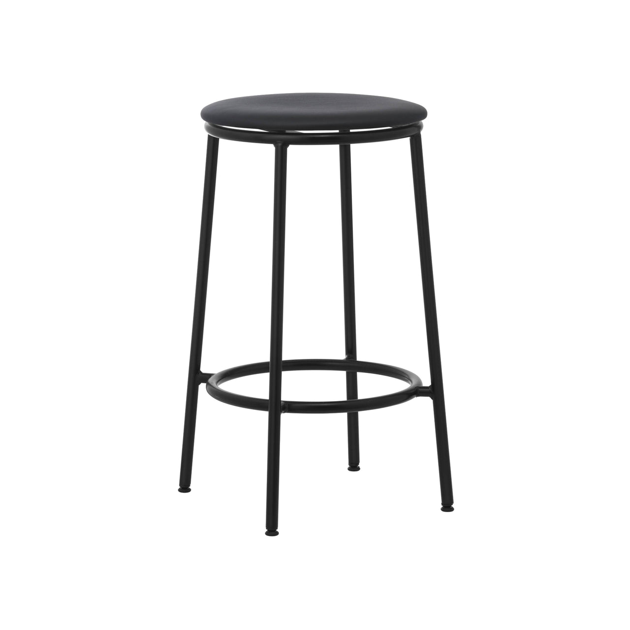 Circa Bar + Counter Stool: Upholstered + Counter + Ultra Leather Brandy