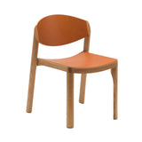 Mauro Chair: Leather + 1 + Oiled Oak + Brandy Leather