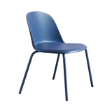 Mariolina Side Chair: Intense Blue + Intense Blue