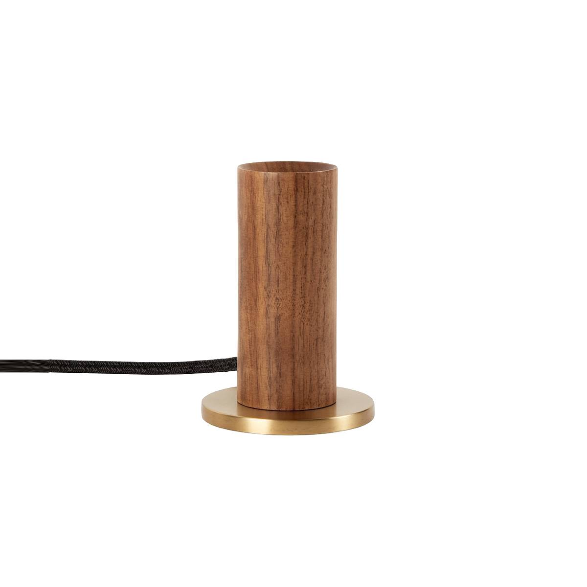 Knuckle Table Lamp: Walnut + Without Bulb