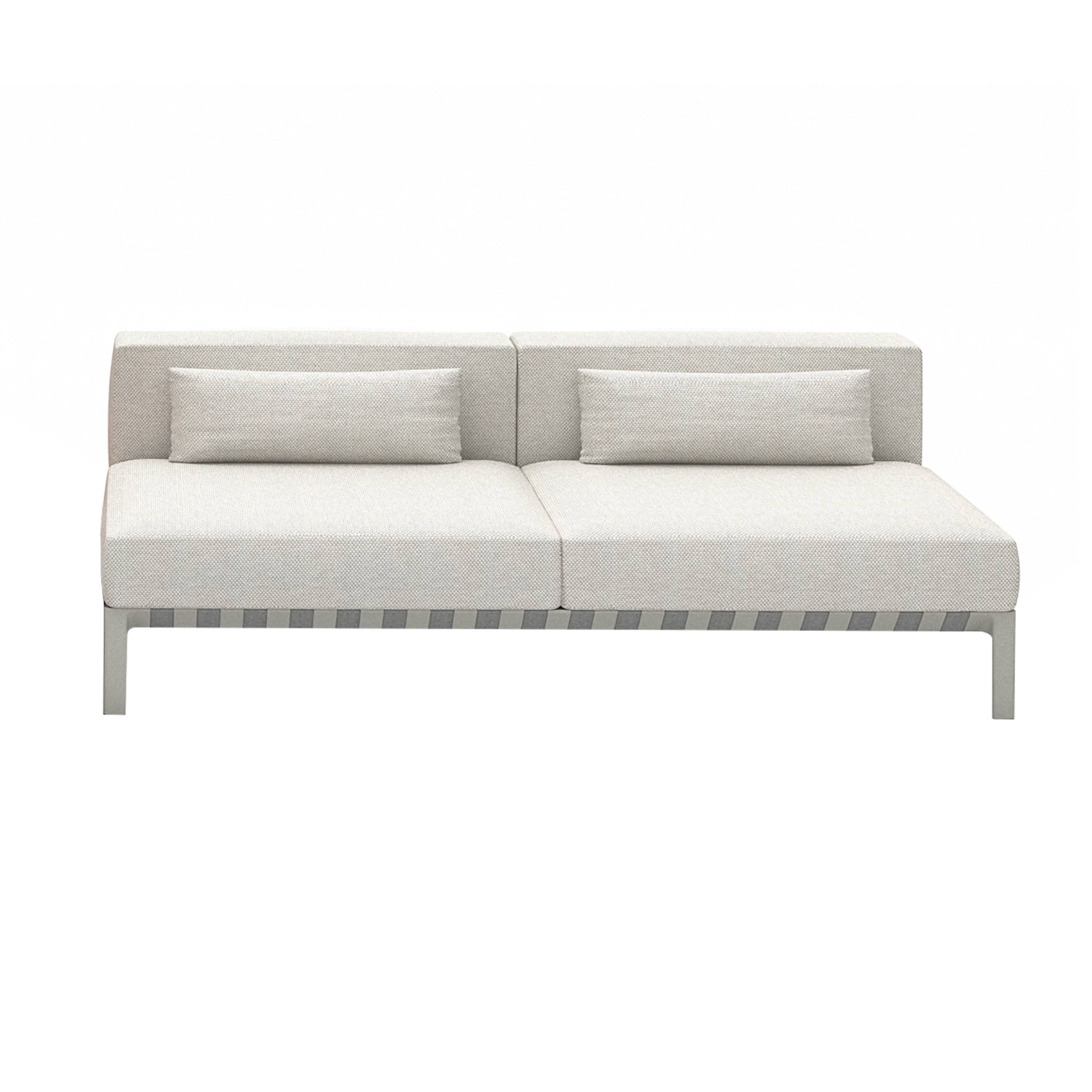 Able Armless Sofa: Outdoor + Small - 65