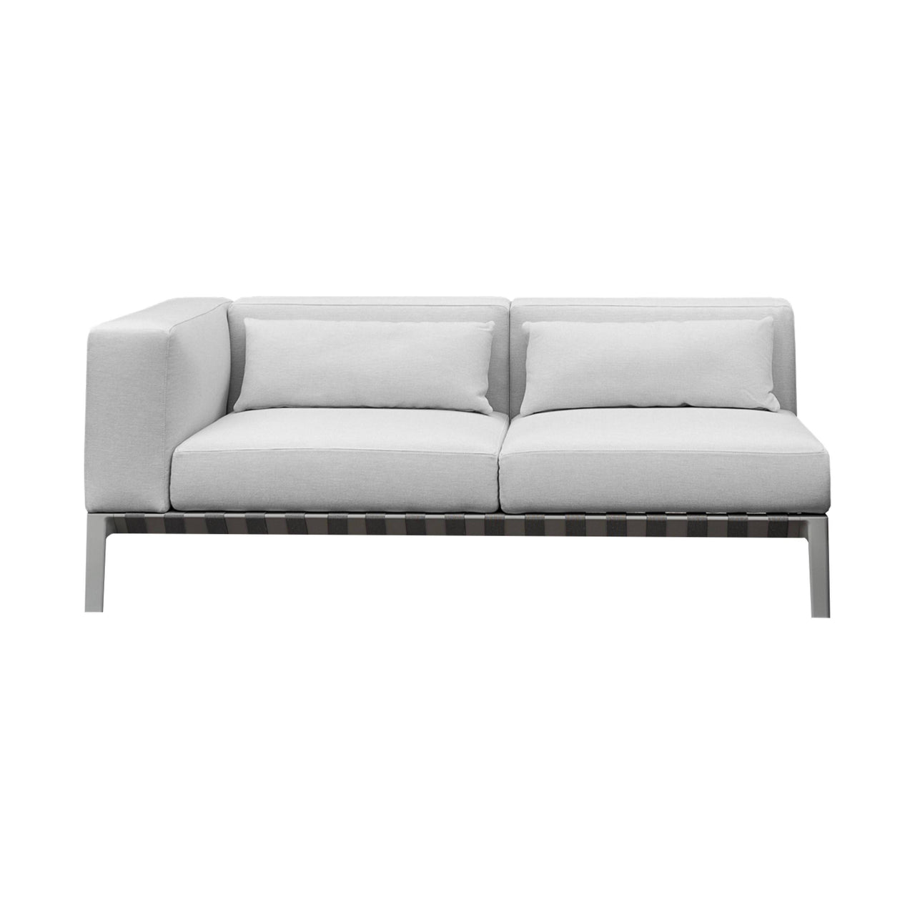 Able Sofa with Left Arm: Outdoor