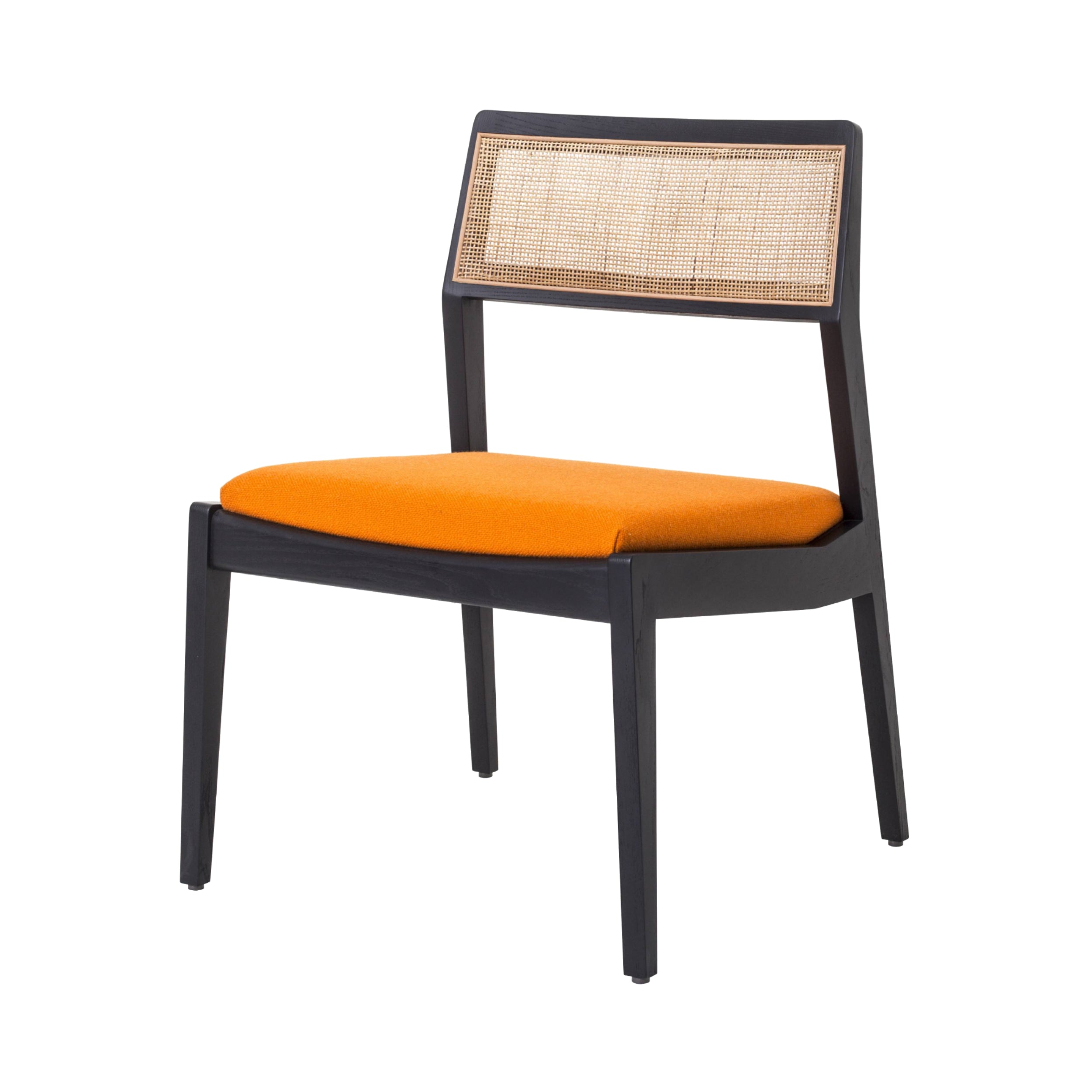 Risom C141 Chair (1955): Black Oak