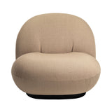 Pacha Lounge Chair: Black Semi Matt