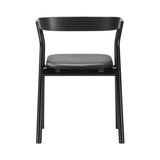 Yksi Chair: Seat Upholstered + Black Lacquered Oak