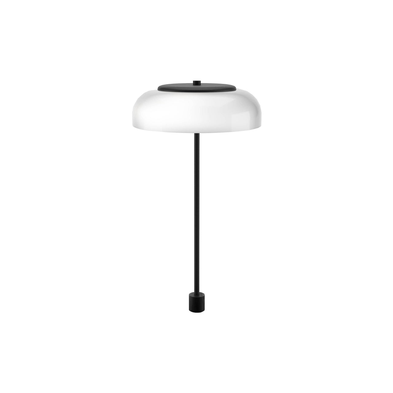 Blossi In-Set Table Lamp: Black + Opal