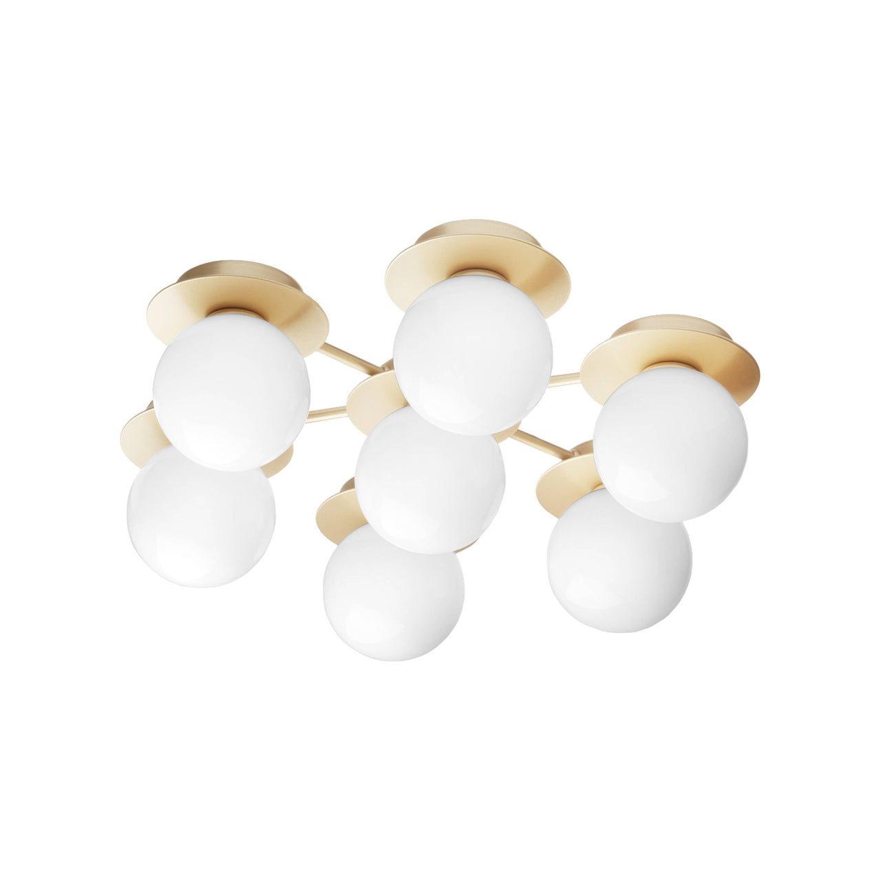 Liila Star Wall/Ceiling Lamp: Opal White