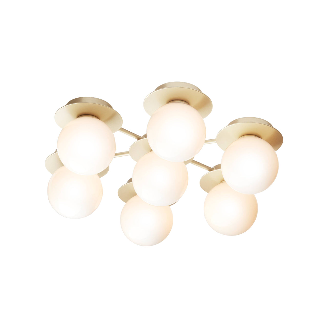 Liila Star Wall/Ceiling Lamp: Opal White