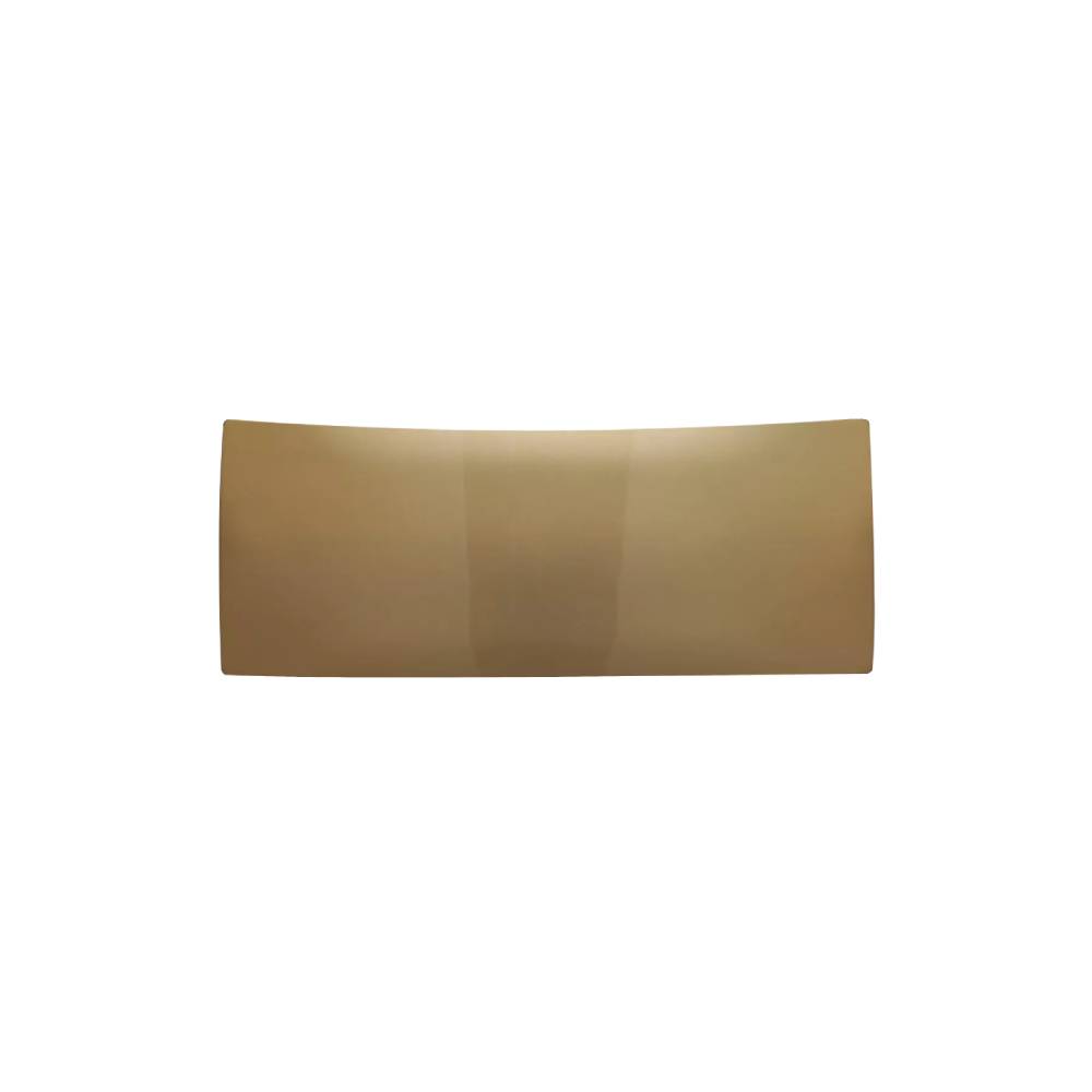 Lens Wall Lamp: Satin Gold Glaze