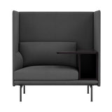 Outline Highback Work 1 Seater: Right + Black + Remix 163