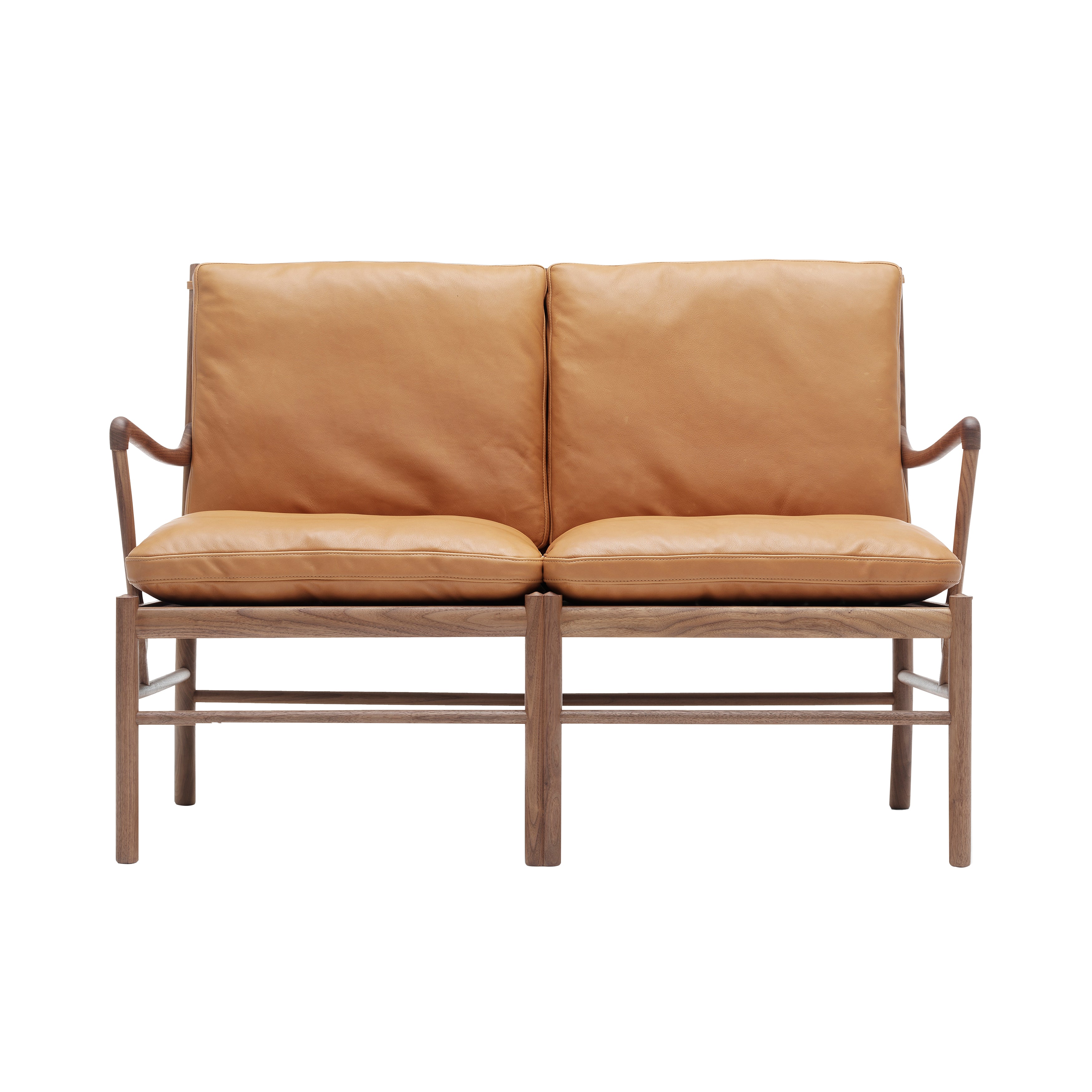 OW149-2 Colonial Sofa: Oiled Walnut