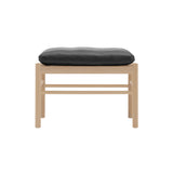 OW149F Colonial Footstool: Oiled Oak