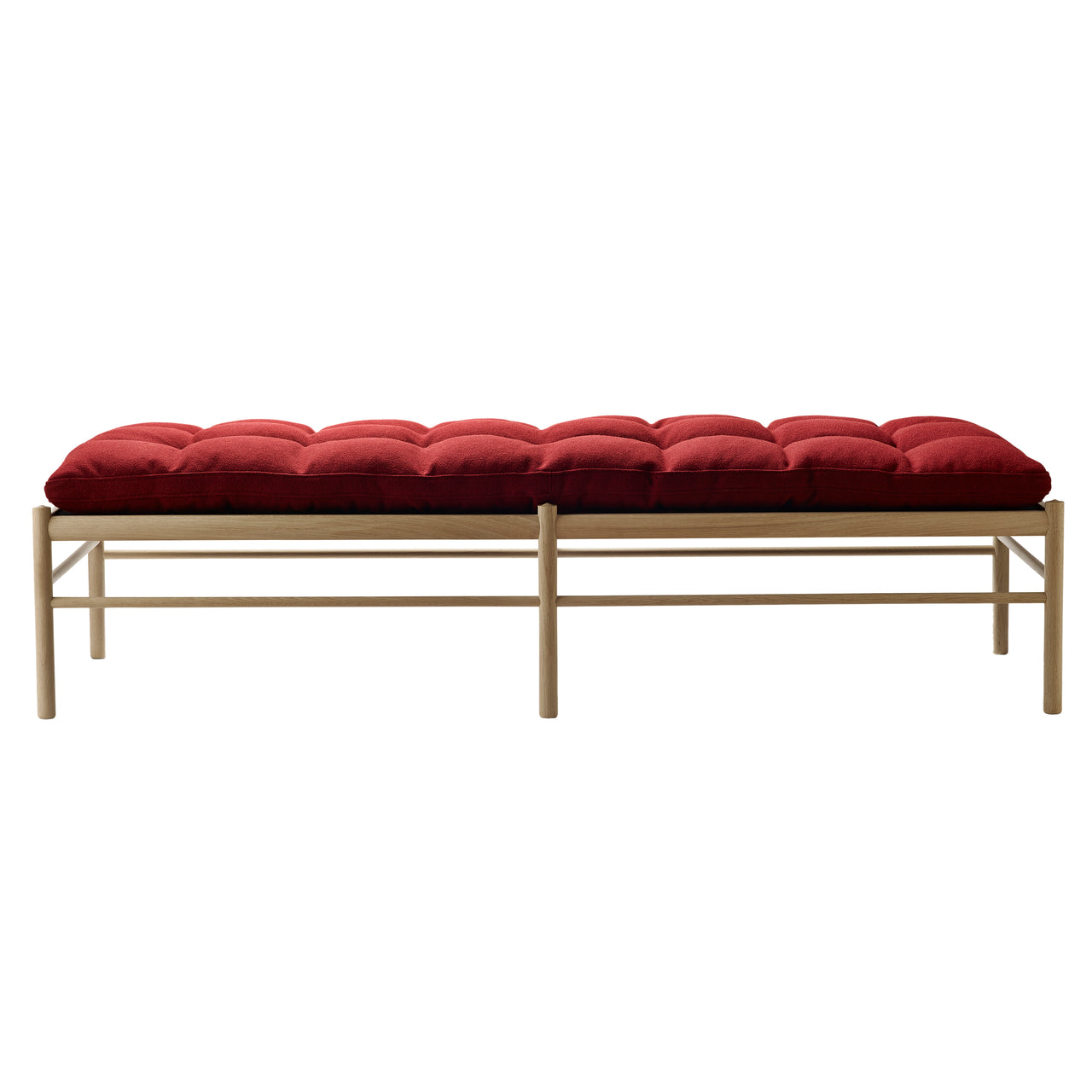 OW150 Daybed: Soaped Oak + Without Neck Pillow