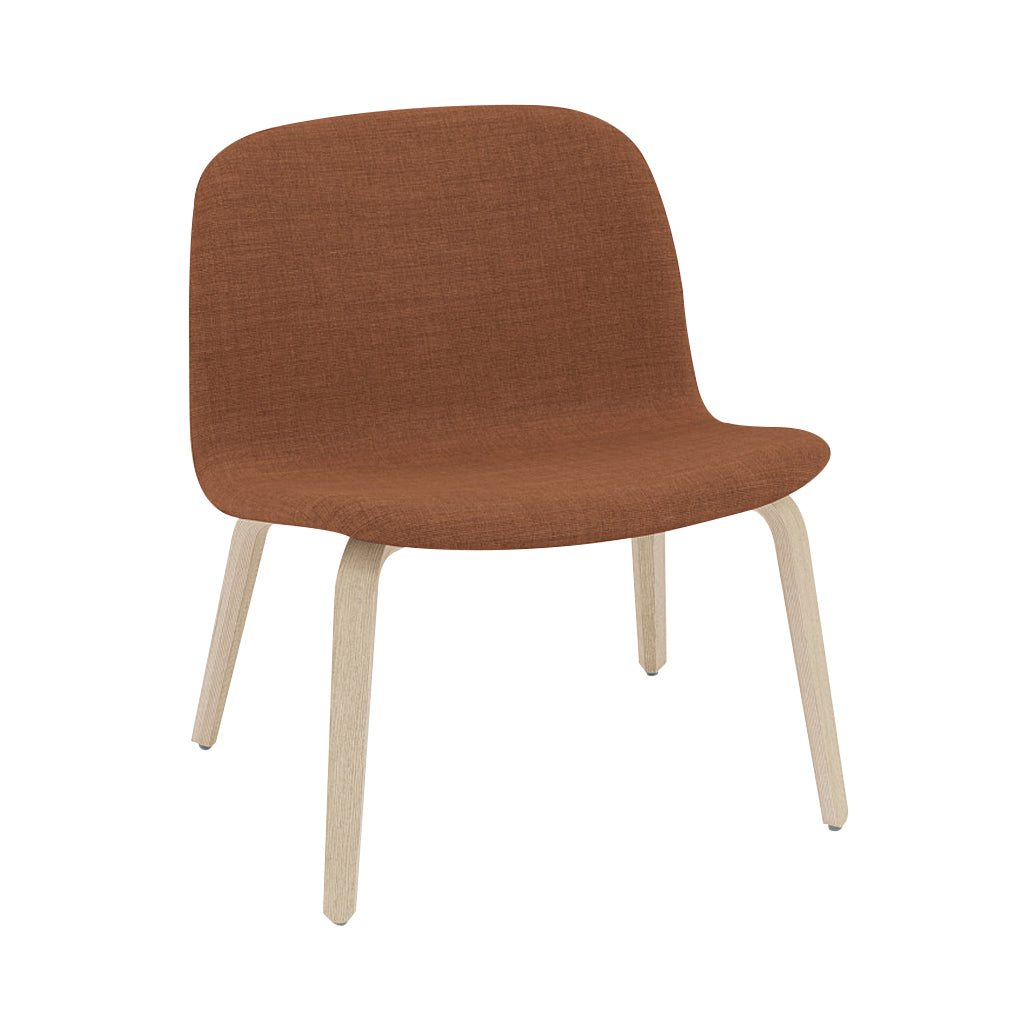 Visu Lounge Chair: Upholstered + Oak