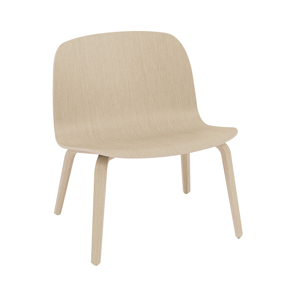 Visu Lounge Chair: Oak
