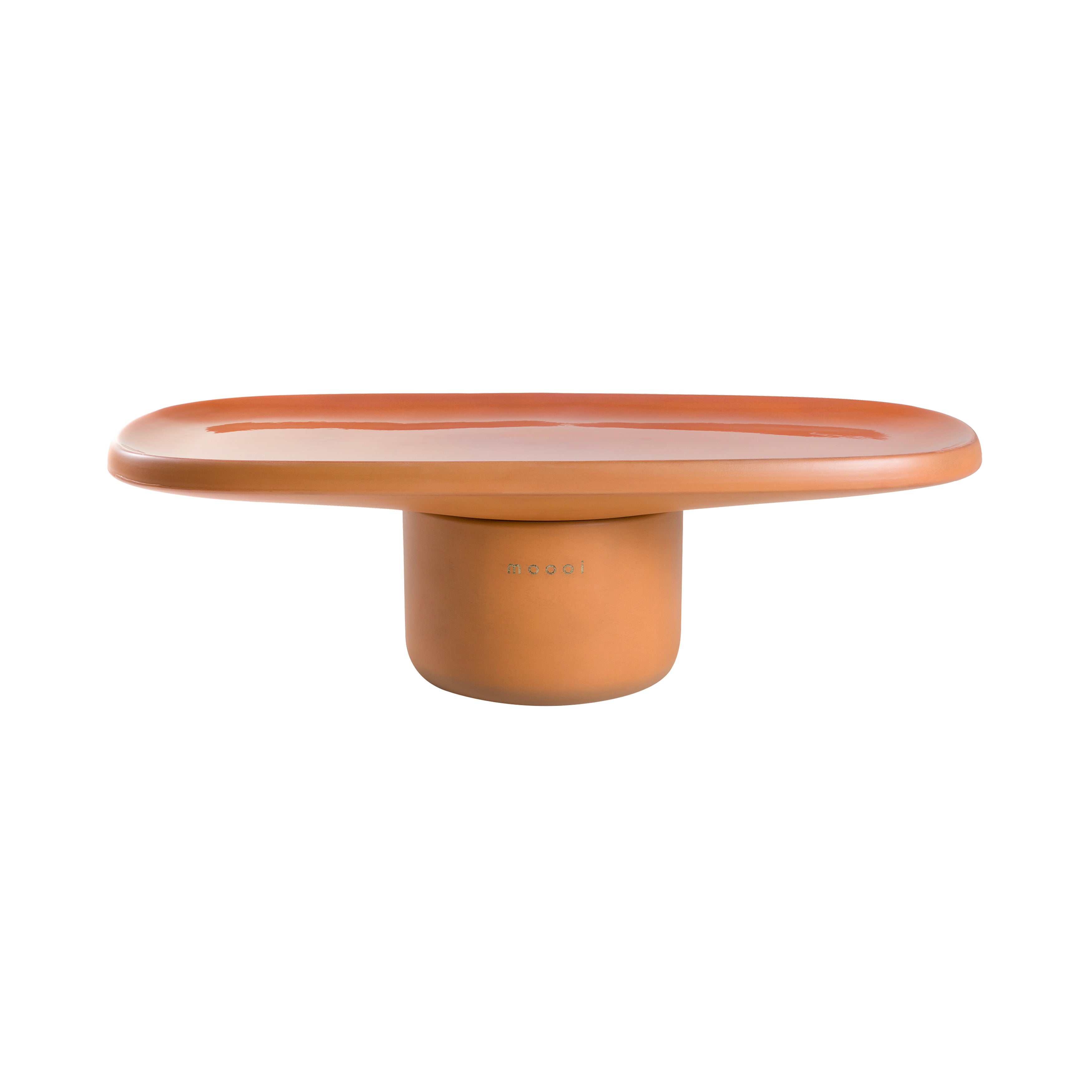 Obon Table Rectangle Low: Terracotta