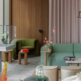 Offset Stool + Side Table + LS