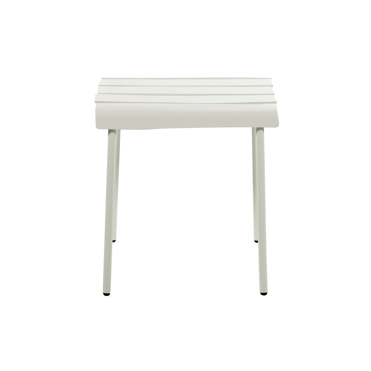 Aligned Outdoor Stool: Off-White