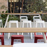 Ombra Bar + Counter Stool: Stacking