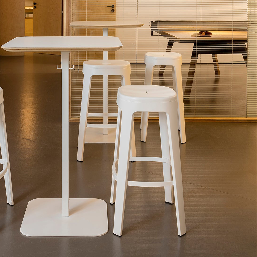 Ombra Bar + Counter Stool: Stacking