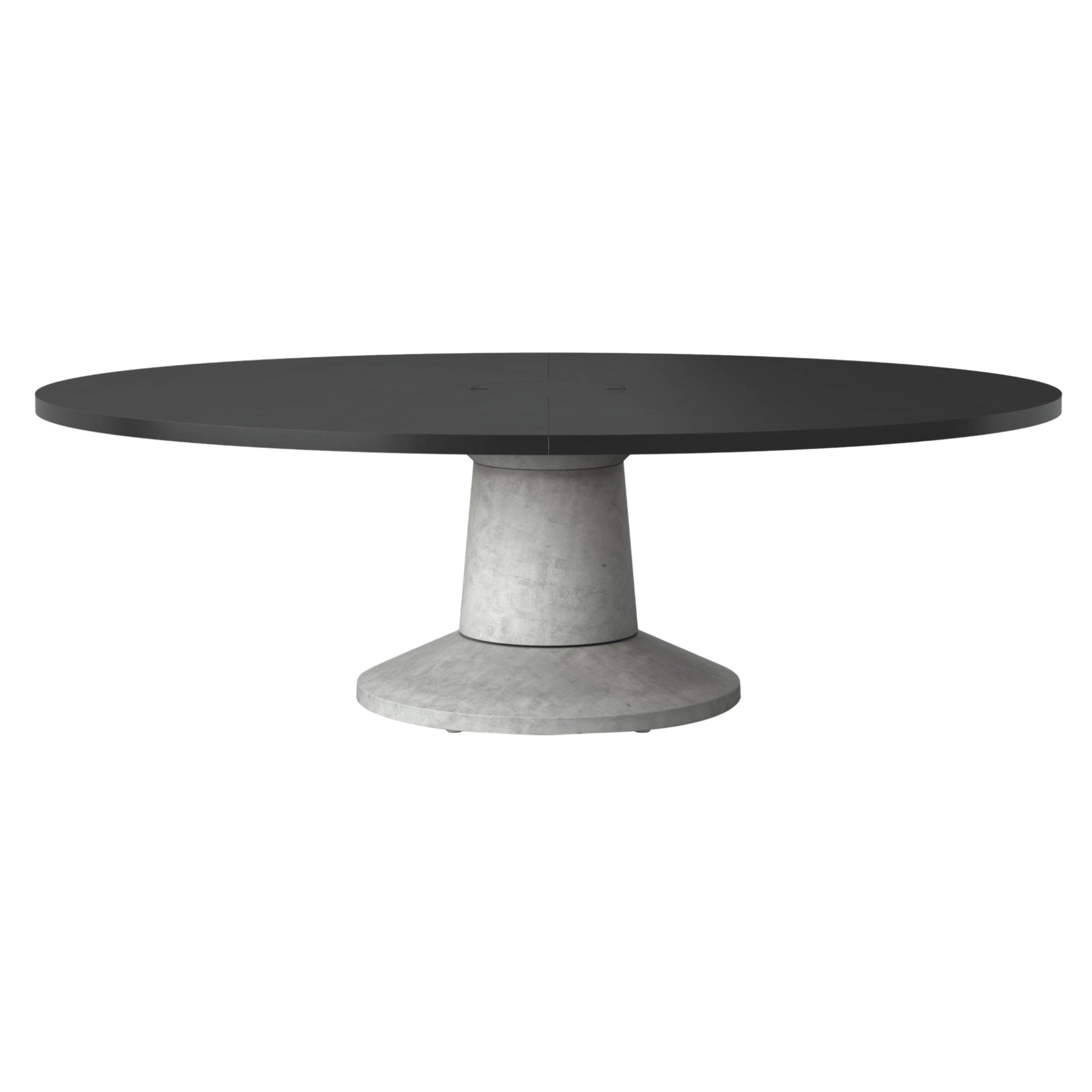 Colossus Oval Table: Black