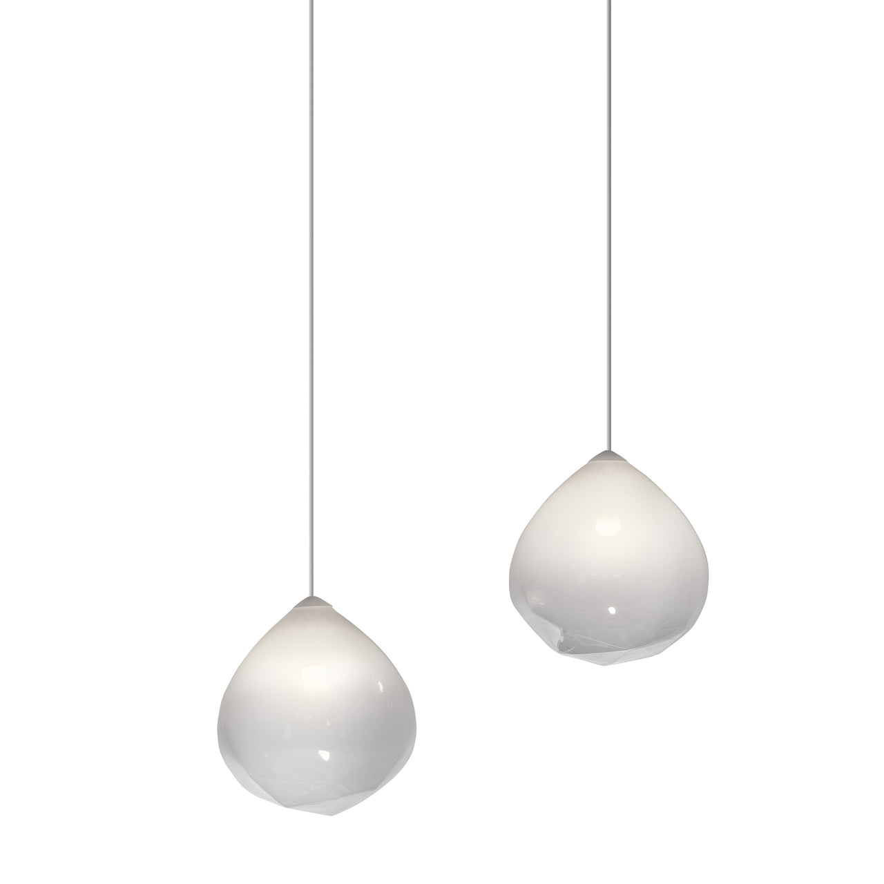 Parison Pendant Light: White