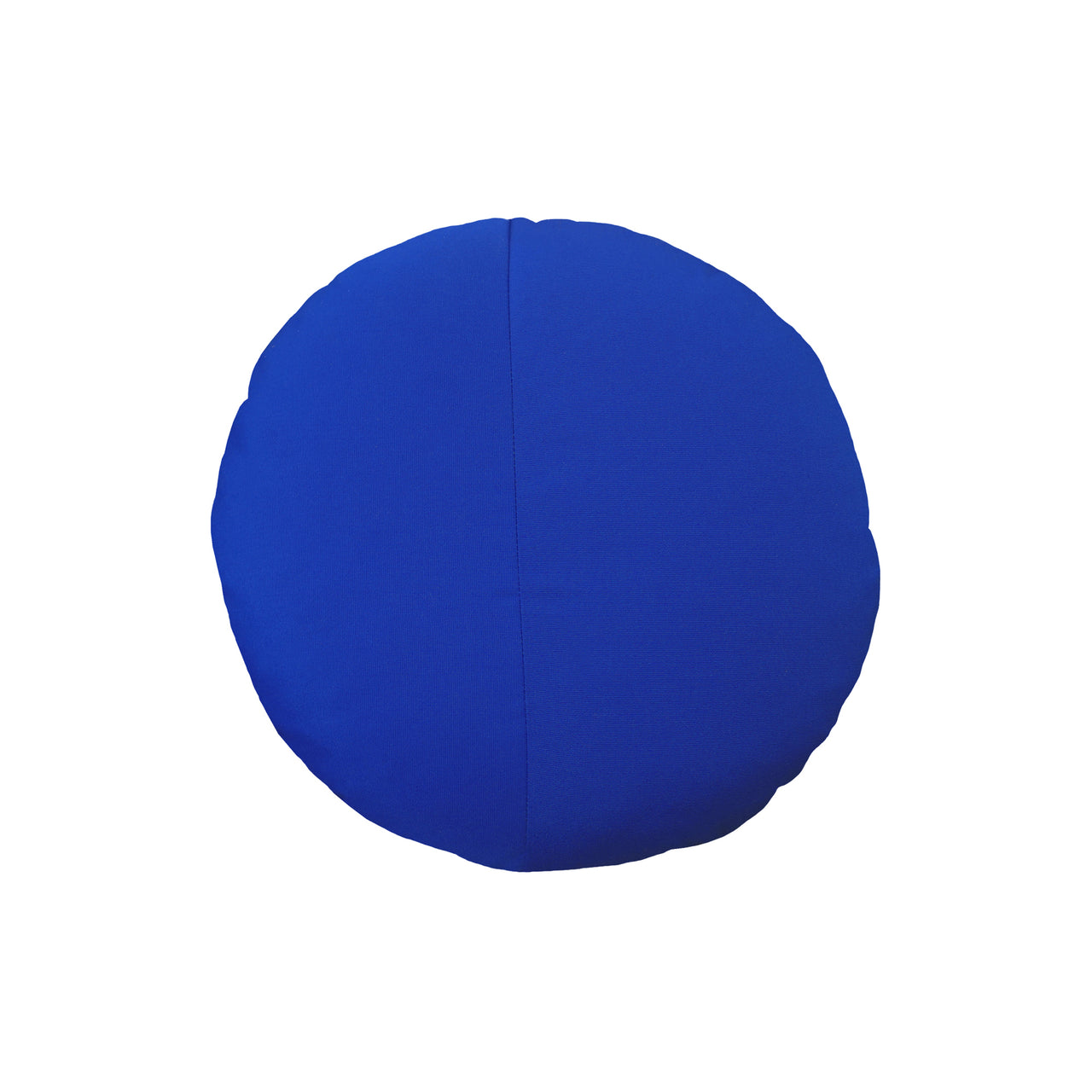 Round Throw Pillow: True Blue