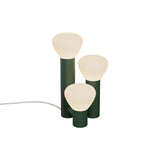 Parc 06 Table Lamp: Footswitch +  Green + Beige