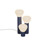Parc 06 Table Lamp: Footswitch +  Midnight Blue + Beige