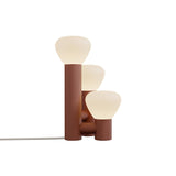 Parc 06 Table Lamp: Footswitch + Terracotta + Beige