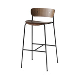 Pavilion Bar + Counter Chair: AV9 + AV7 + Bar (AV9) + Lacquered Walnut