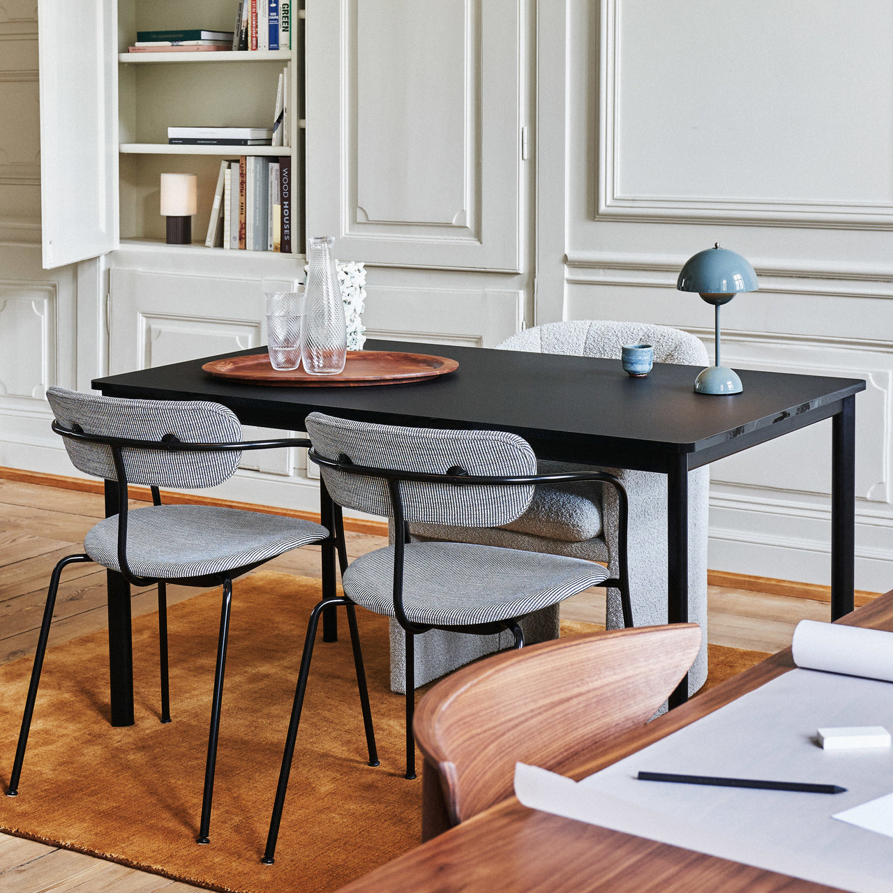 Pavilion Stacking Armchair AV13: Fully Upholstered + LS