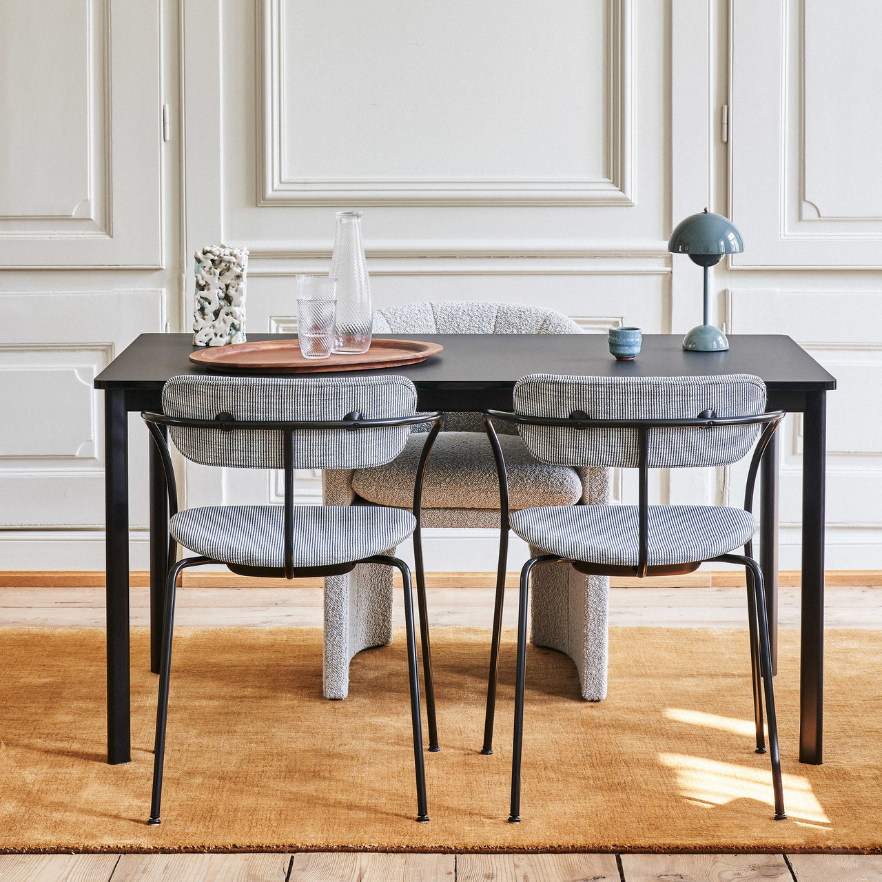 Pavilion Stacking Armchair AV13: Fully Upholstered + LS