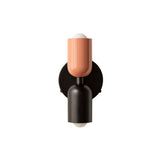 Up Down Sconce: Duo-Tone: + Peach + Black + Hardwire