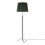 Pie de Salón Floor Lamp: G1 + Chrome-Plated + Green