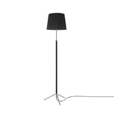 Pie de Salón Floor Lamp: G3 + Chrome-Plated + Black
