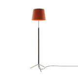 Pie de Salón Floor Lamp: G3 + Chrome-Plated + Terracotta