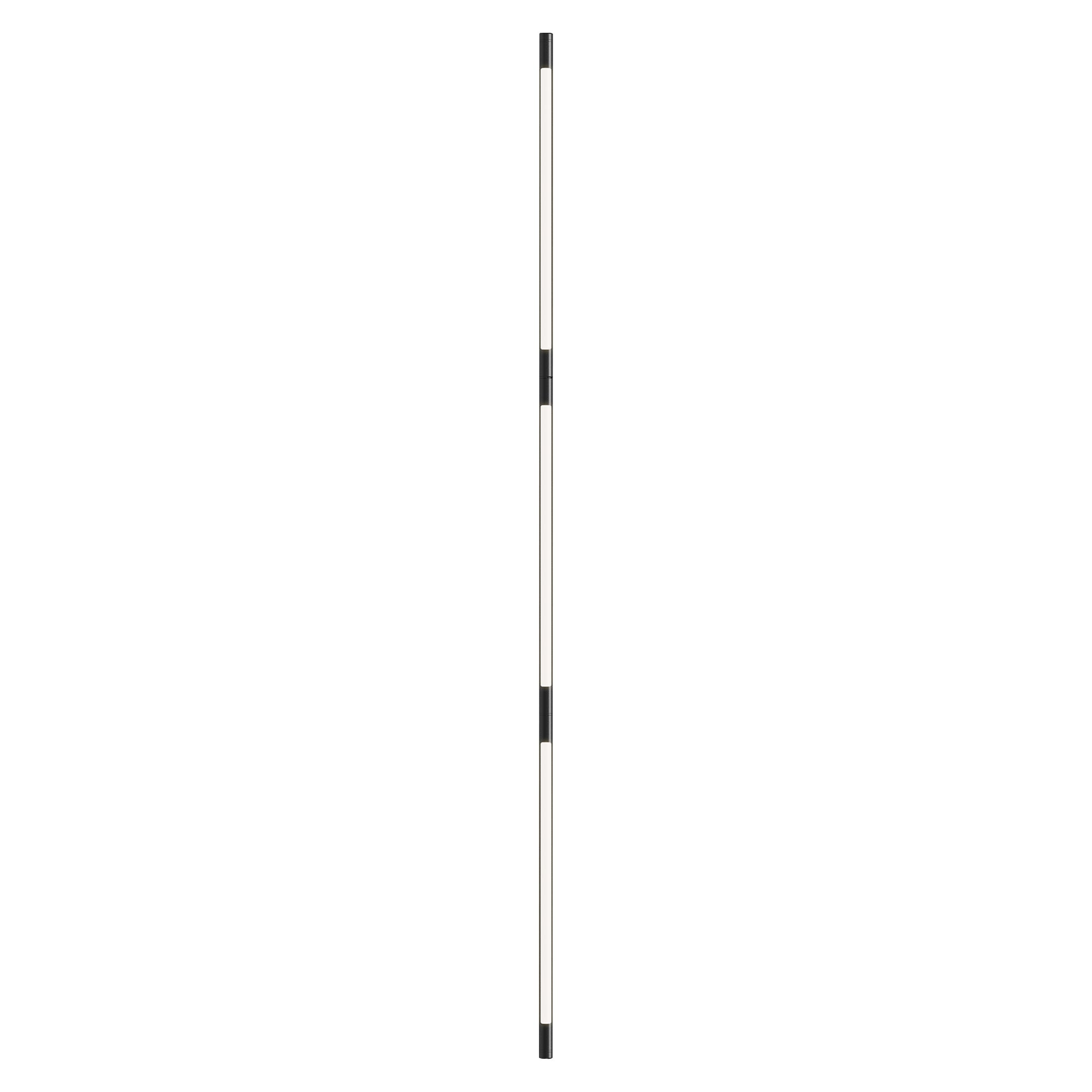 Pipeline 125.3 Linear Ceiling/Wall Light: Black + Black
