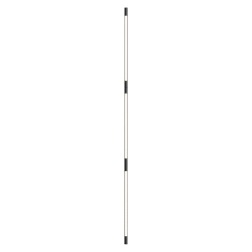 Pipeline 125.3 Linear Ceiling/Wall Light: Black + Black