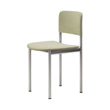 Plan Chair Steel: Fully Upholstered + Brushed Steel