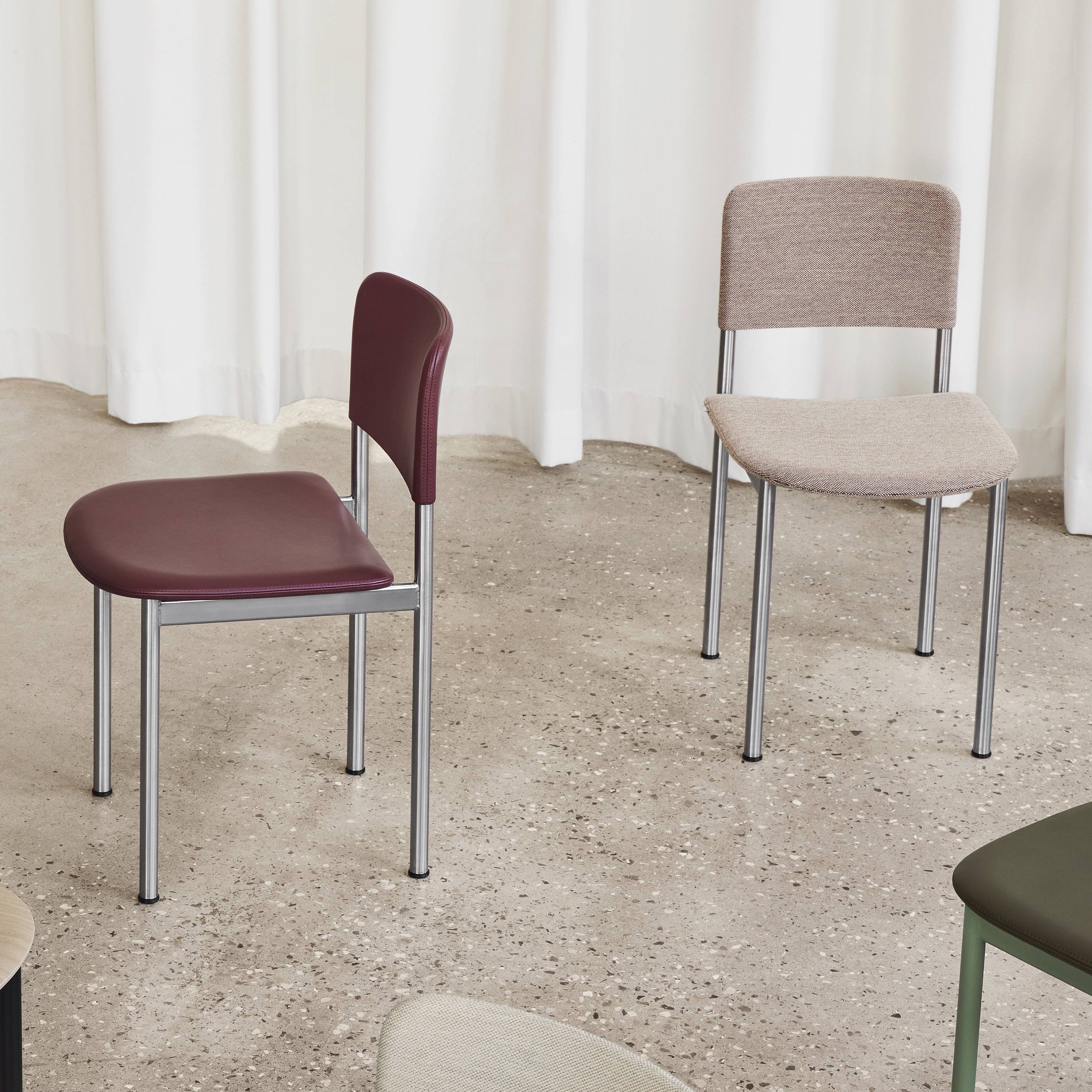 Plan Steel Chair : Fully Upholstered + LS