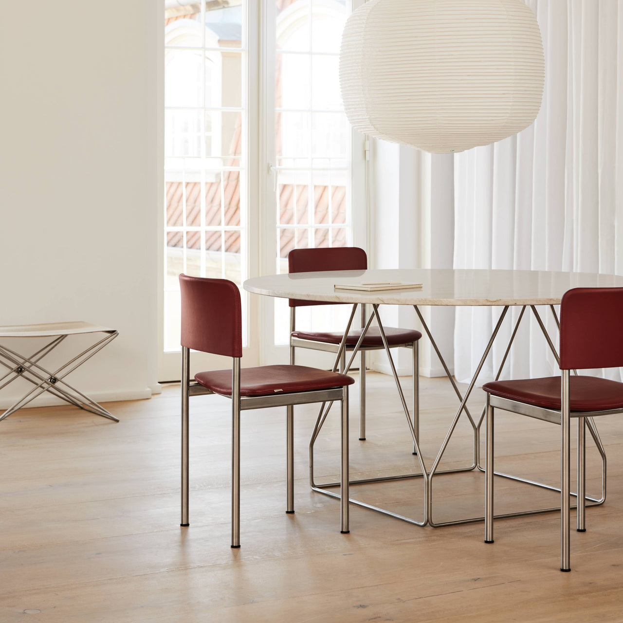 Plan Steel Chair : Fully Upholstered + LS