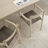 Post Armchair: Seat Upholstered + LS